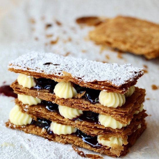 Napoleon With Homemade Puff Pastry