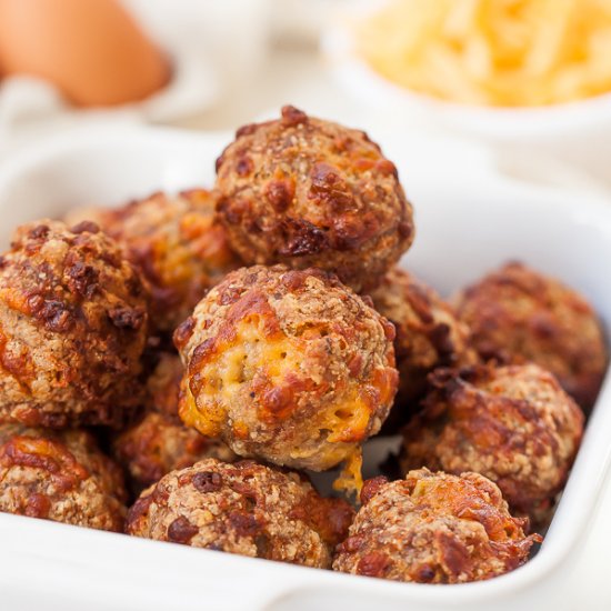 3 Ingredient AirFryer Sausage Balls