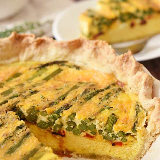 Asparagus Quiche