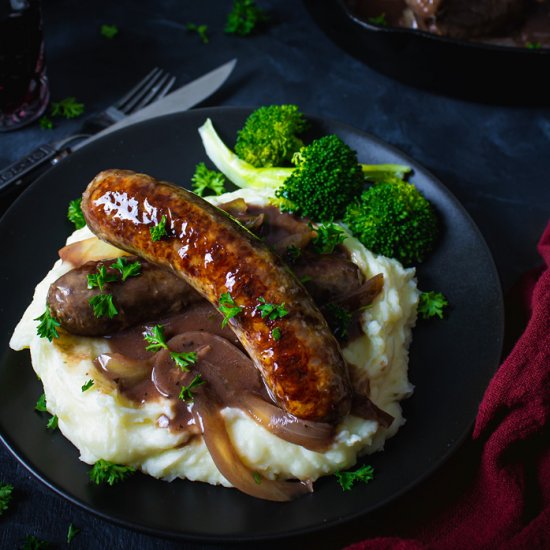 English Bangers and Mash Recipe