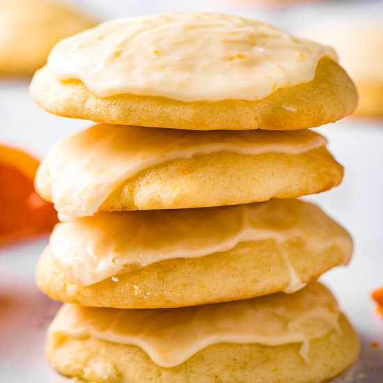 Iced Orange Cookies