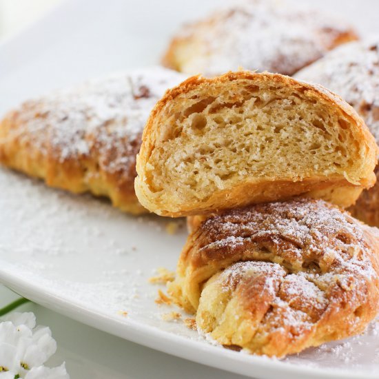 Homemade Vegan Croissants