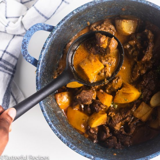 Curry Beef with Coconut Milk