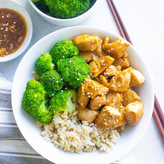 20 Minute Chicken Teriyaki Bowls