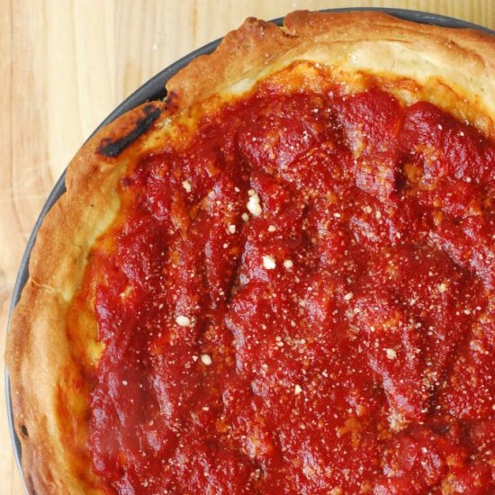 Chicago Style Deep Dish Pizza