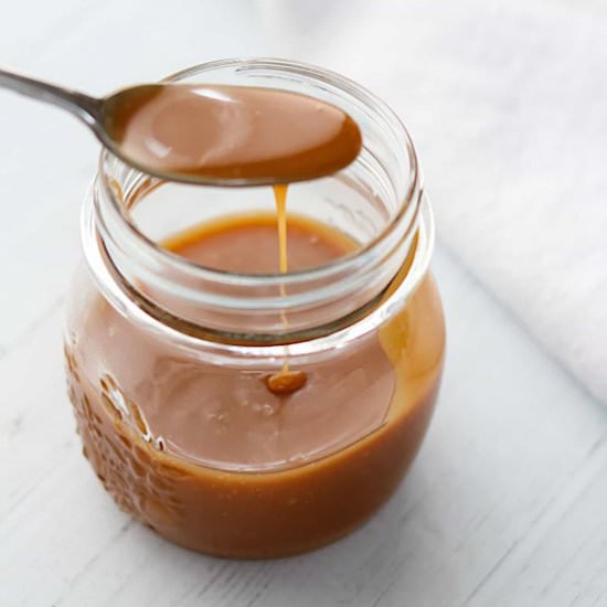 3 Ingredient Salted Caramel Sauce