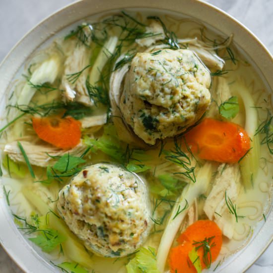 Herby Matzo Balls!