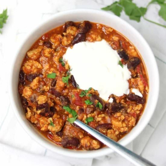 Instant Pot Turkey Chili