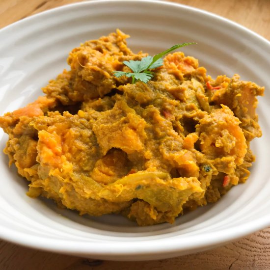 Sweet Potato and Peanut Curry