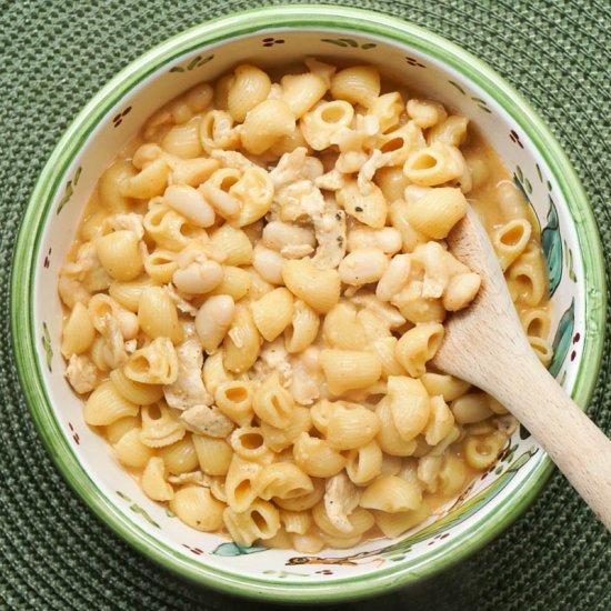 Chicken Parmesan Pasta & White Bean