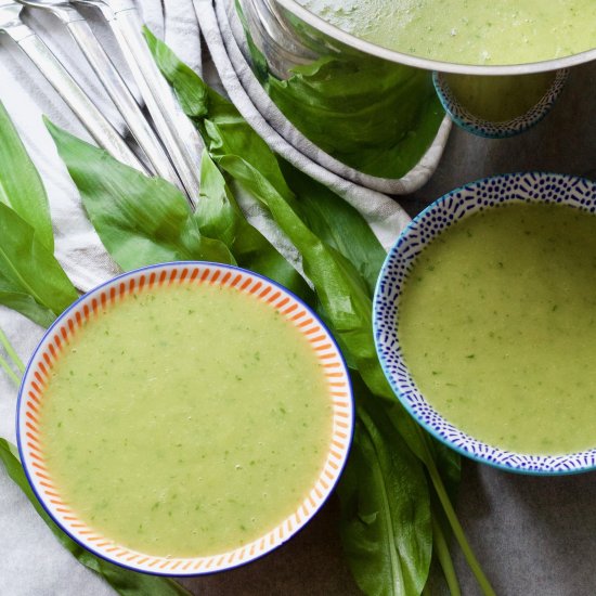 Wild Garlic Soup (Vegan)