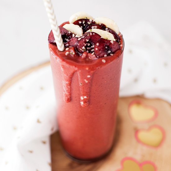 Probiotic Rich Cherry Smoothie