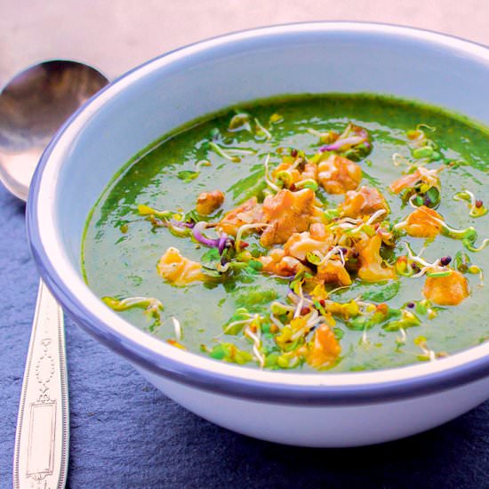 Nettle Soup (vegan + gluten-free)