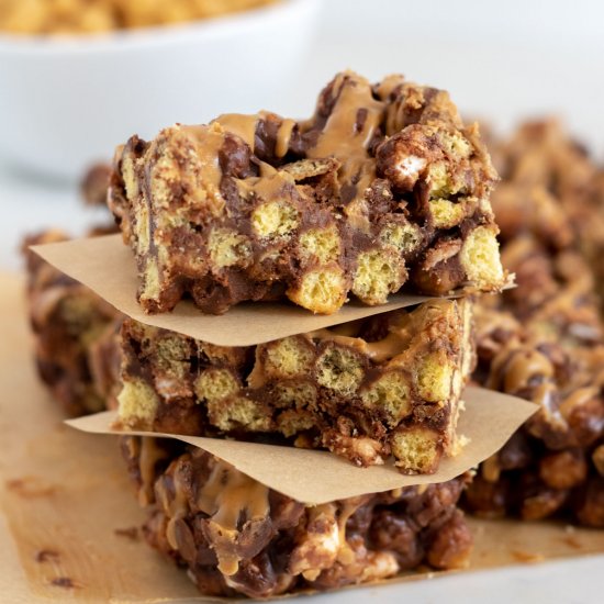 Chocolate Peanut Butter Cereal Bar