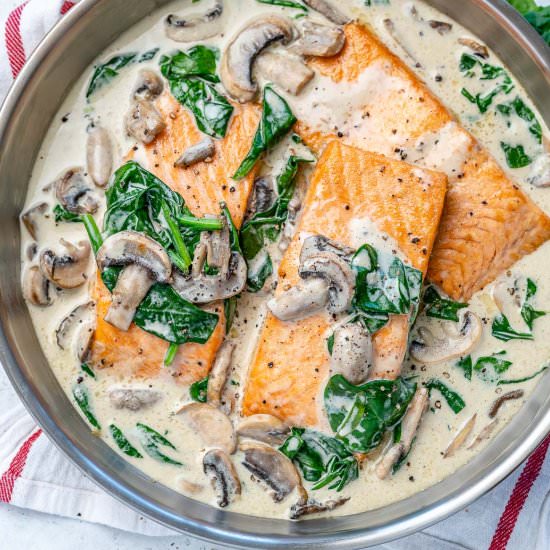 EASY SALMON FLORENTINE