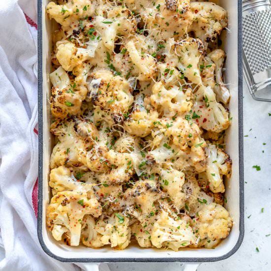 CHEESY CAULIFLOWER BAKE