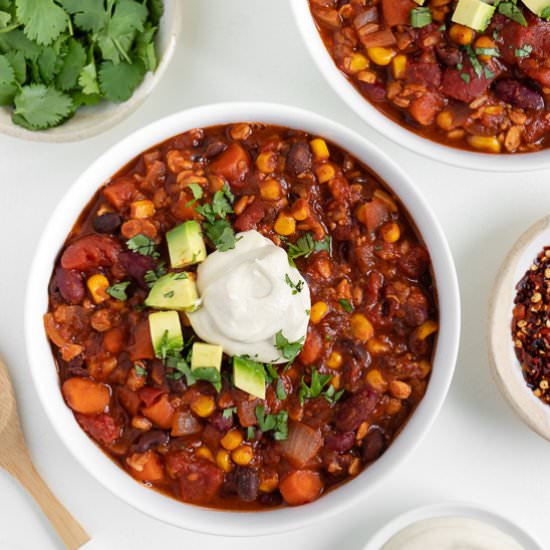 Vegan Tempeh Chili