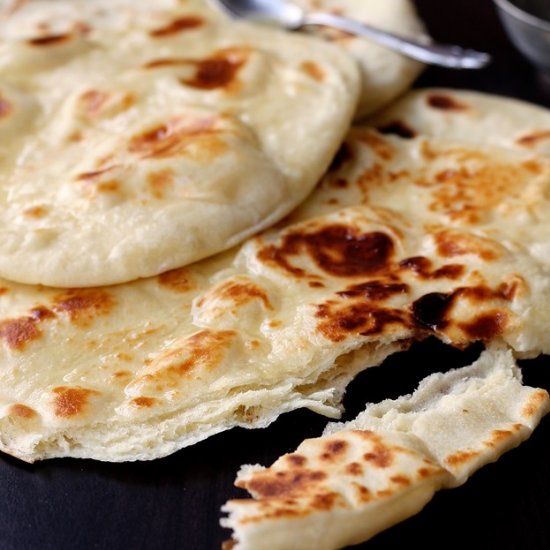 Easy no-yeast naan