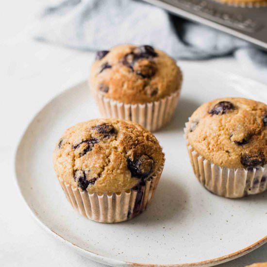 Blueberry Quinoa Muffins