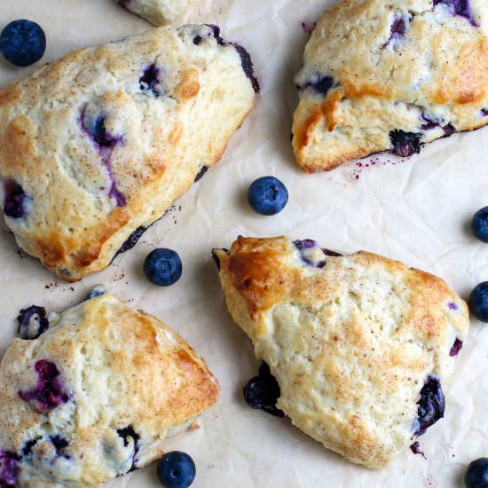 Homemade Blueberry Scones