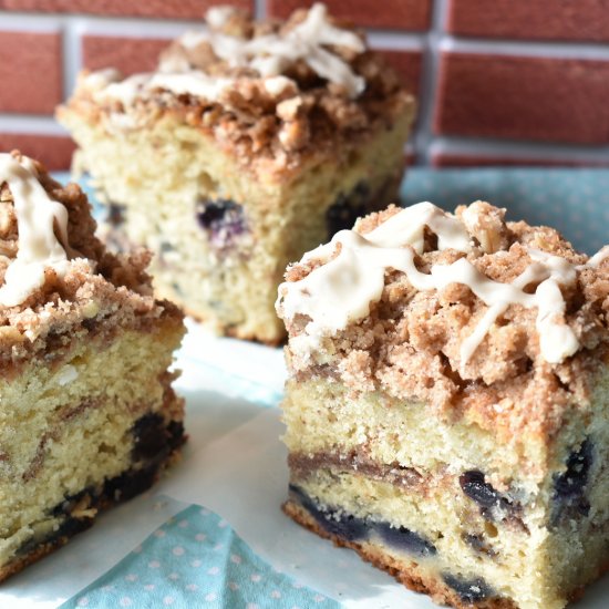 Light & Moist Blueberry Coffee Cake