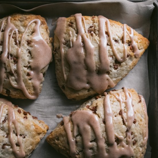 Small Batch Cinnamon Chip Scones