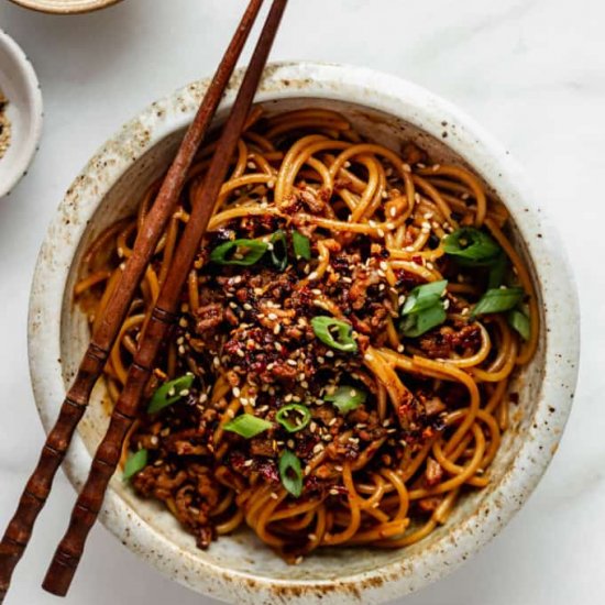 Vegan Dan Dan Noodles