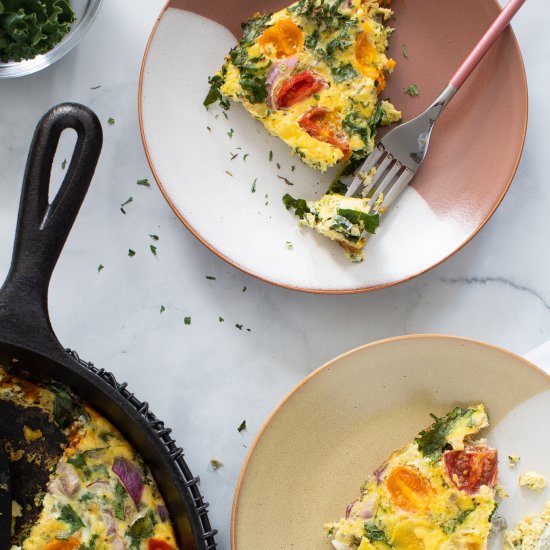 EASY VEGGIE BREAKFAST FRITTATA