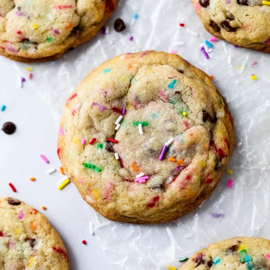 Birthday Cake Cookies