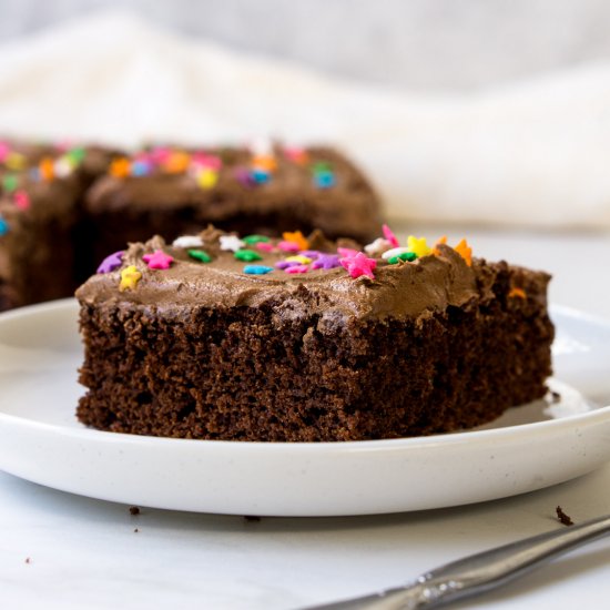 One Bowl Vegan Chocolate Cake