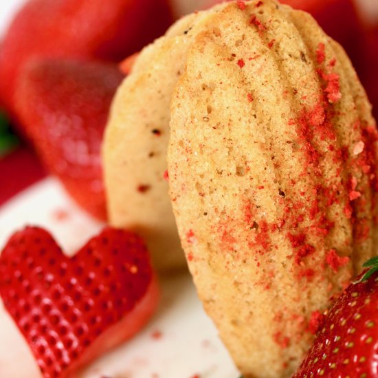 Strawberry Thyme Madeleines