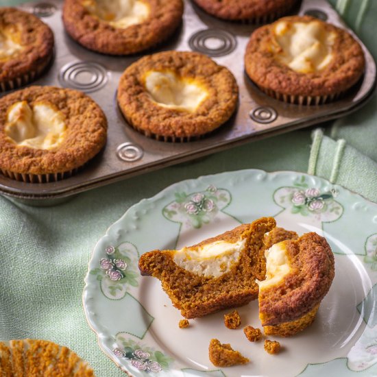 Pumpkin Cream Cheese Muffins