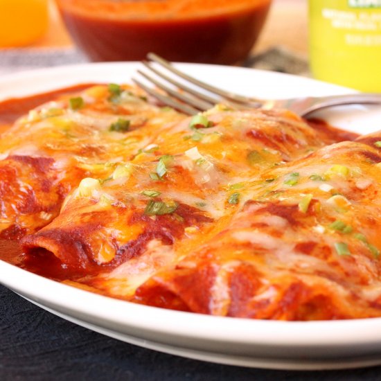 Chicken and Cheese Enchiladas