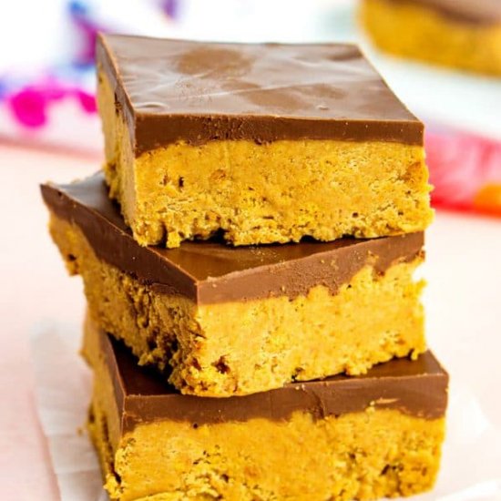 No-Bake Chocolate Peanut Butter Bar