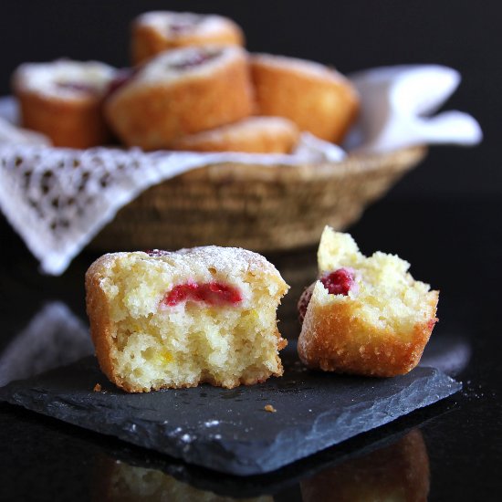 Orange Raspberry Friands