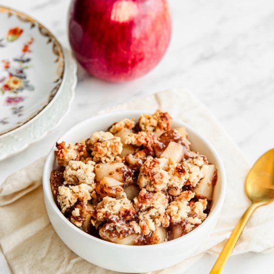 Healthy apple crumble recipe