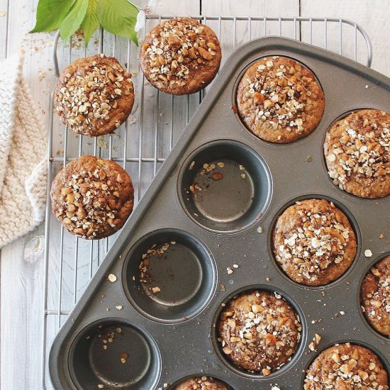 Oatmeal Apple Muffins (GF)