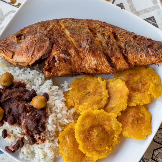 Dominican Fried Red Snapper