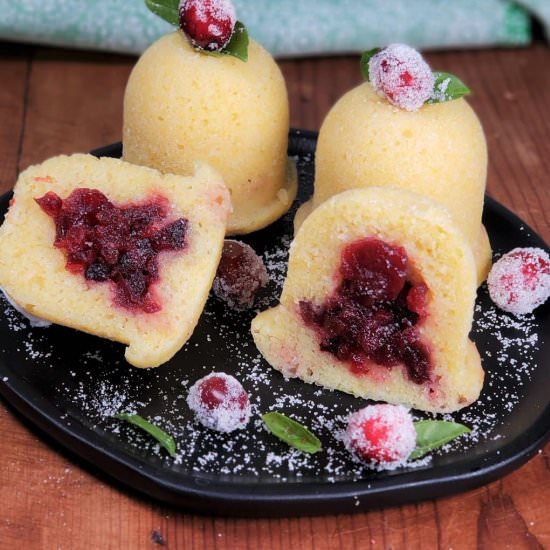 Cranberry Cornbread Bites