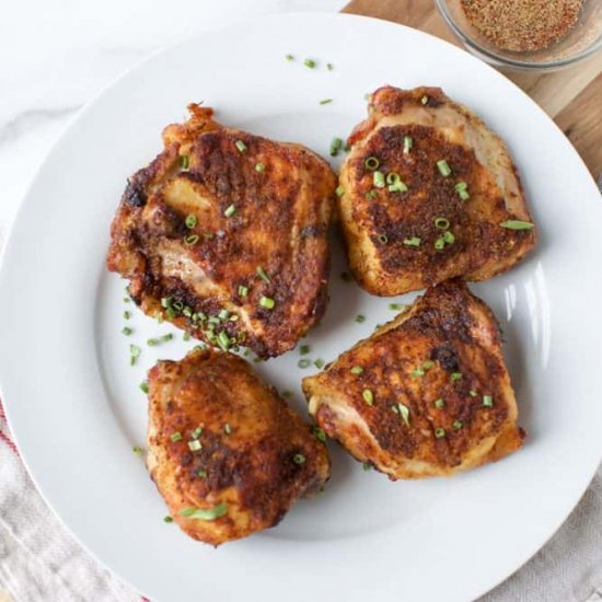 Keto Air Fryer Chicken Thighs