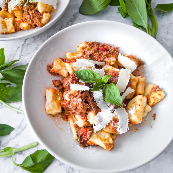 Lamb Ragu with Homemade Gnocchi