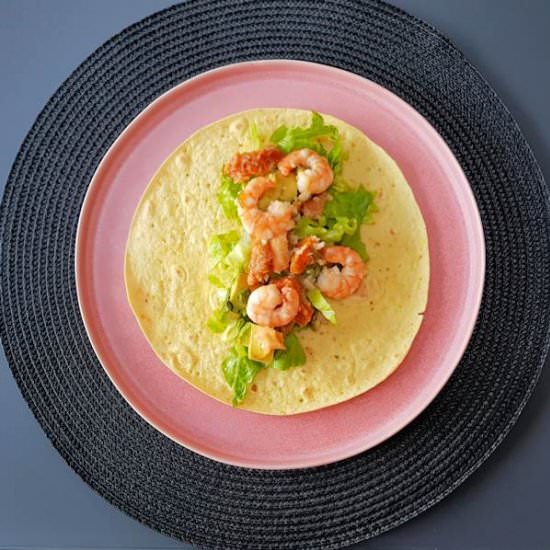 prawn tacos