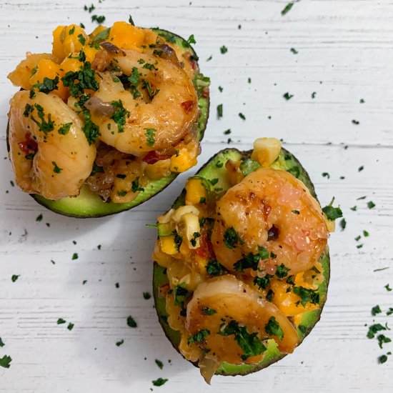 Prawn-Stuffed Avocados