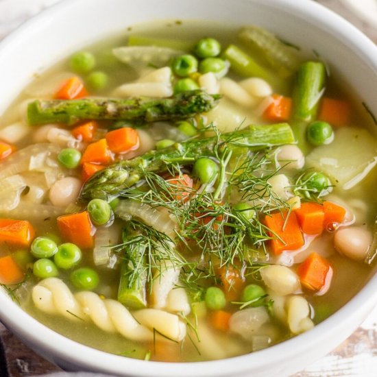 Spring Asparagus Minestrone