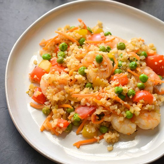 Healthy Shrimp Fried Rice