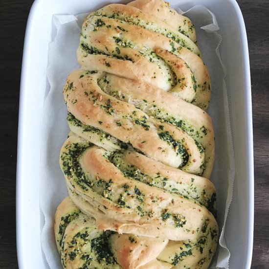 Braided Garlic Bread Recipe