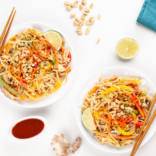 Vegan Thai Peanut Noodles