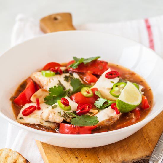 Easy Fish Stew with Italian Flavors