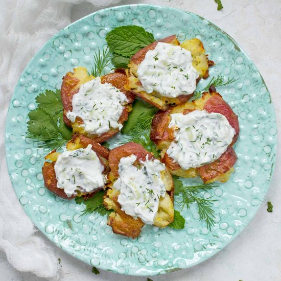 Crispy Smashed Potatoes