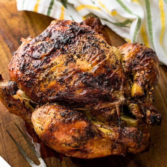 Homemade Rotisserie Chicken